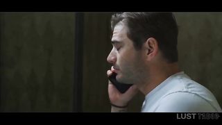 Tempting blonde girl is providing a head to her stepbro