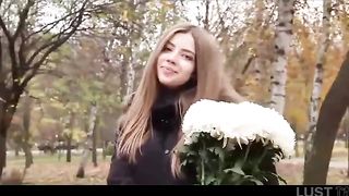 Appetizing, prego teenager is showing her bare assets on webcam, just for the joy of it