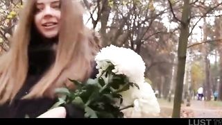 Appetizing, prego teenager is showing her bare assets on webcam, just for the joy of it