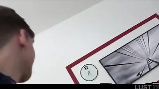 Preggnant Sex from Family Taboo Episode - Brunette Preggy observing an elder duo porking, while her beau is fingerblasting her slit