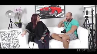 Preggie red-haired is enormously nasty and can't hold back from penetrating a random, marvelous stud