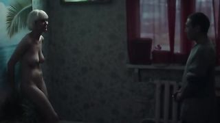 Russian Busty momie showed her big tits to a young virgin boy (mainstream movie scene)