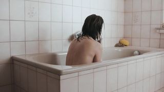 Sexy naked mature mom handles in a sensitive way with sonnie in bath. An unexpected taboo confession.