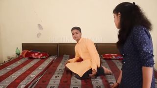 Indian woman is having casual hookup with her step- dad, because it senses so ravaging superb