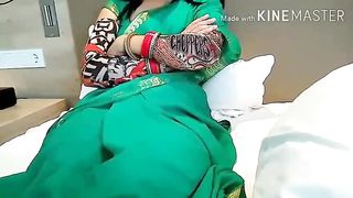 Neha gave a blow-job to her step- bro, while her spouse was out of town