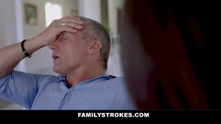 Daughter-In-Law-In-Law-In-Law-In-Law Entices And Rides Stepfather