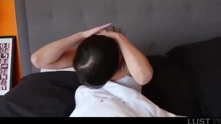 Manstick lovin’ damsel is providing a head to her stepbrother and lovin’ it