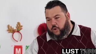 Warm mummy is fuckin' her step- sonny-in-law-in-law in the living apartment, under the Christmas tree