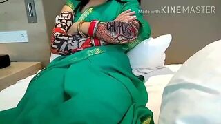 Neha gave a fellate-job to her step- step-bro, while her hubby was out of town