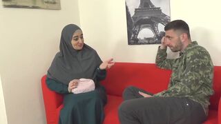 Taboo Roleplay Muslim COUGAR Pays for Service with her Figure