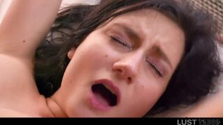 Euro School Gal Seduces Her Stepdaddy - LustTaboo