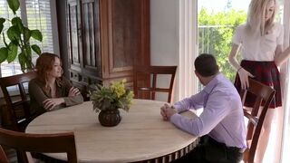 Family Taboo - Ginormous-Chested Mummy Caught Hubby Plowing Step Daughter-In-Law-In-Law