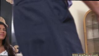 Elderly Men and Wife. Family Taboo Old/Young