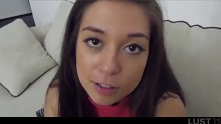 First-Ever-Timer teen female is providing a deep oral sheer gusto to her step-daddy