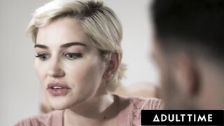 ADULT TIME - Skye Blue Is Seduced By Her Stepsister's Fiance The Night Before The Wedding