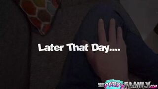 Nerdy Nubile Stepdaughter's Spunking of Age