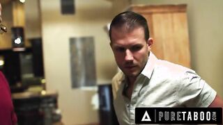 LUST TABOO Rude Stepsister Anna Claire Clouds Dares Wimpy Cherry Stepbrother To Internal Cumshot Her