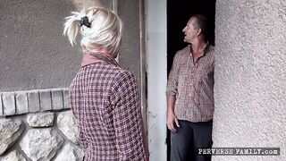 Massive Dildo For Teacher Perverse Family (Episode 36)