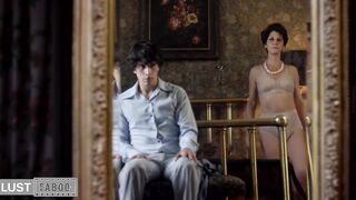 Son Fucks MILF Stepmom. She missed having sex with her husband, who's in prison.