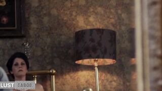 Son Fucks MILF Stepmom. She missed having sex with her husband, who's in prison.