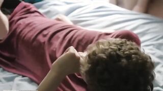 Incest Scene - Sister Jerks off Brother