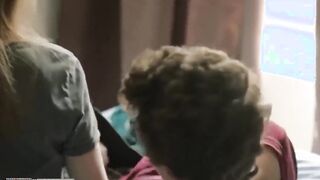 Incest Scene - Sister Jerks off Brother