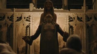 Kate Dickie, Jemima Rooper nudity thriller scene - Matriarch (2022)