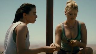 Grace Caroline Currey, Virginia Gardner - Fall (2022) Thriller Scenes