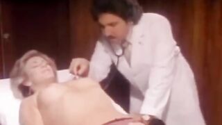 Doctor Examined the Blonde's Perfect Naked Body. He Seduced her for Cunnilingus and Fucked her. Vintage Scene
