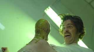 HORROR NAKED PURE SCENES with Lindsay Pattison, Haley Leach, Starlotte Dresen , Genevieve Dupont - Another WolfCop (2017)