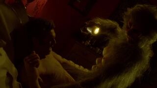 HORROR NAKED PURE SCENES with Lindsay Pattison, Haley Leach, Starlotte Dresen , Genevieve Dupont - Another WolfCop (2017)