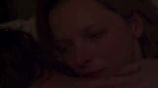 Morfydd Clark Bra-Less. Starve Acre (2023) Rabbit Lactation Vignette