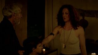 Nuria Mencia stripped to the waist, Nancy Lee, Valeria Del Vecchio nude. Formentera Girl (2018) Public Bareness Outdoors