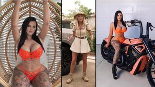 Nikki Osborne nude scene - The Pubic Hair Blondie vs. The World (2022)