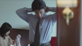 Japanese Softcore Sex and Cumshot Movie Scene. Konatsu nude. The Movie "Bitter Succulent"