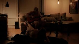 Movie BlowJob Scene by Amanda Collin nude in A Awful Chick (2017)