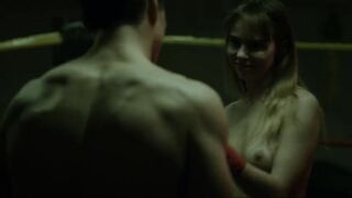 Beauty Naked Actress in the ring. Ariel Rebel nude in "The Struggle Machine"