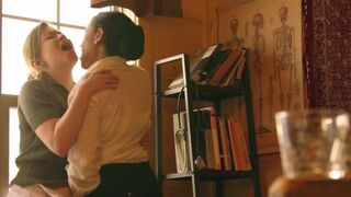 Astrid Ovalles nude scene, Molly Way naked - Camp Belvidere (2014) Girl/Girl Sex Scene