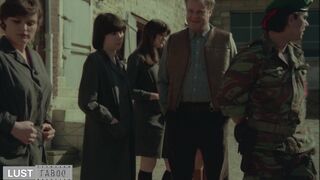 Rape scene in the hayloft - Classic Forced Movie