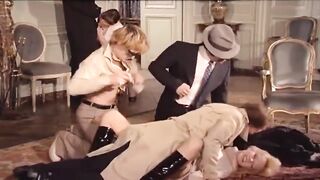 Forced Orgy Scene. Blowjob Rape. Vintgae Explicit Movie