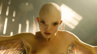 Delphine Chaneac nude - Splice (2009) Forced Monster Sex Scene