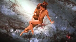 Lesbian Taboo Scenes with Isabelle Prim nude, Anna Sigalevitch nude at the movie "Que le diable nous emporte" (2018)