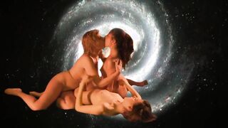 Lesbian Taboo Scenes with Isabelle Prim nude, Anna Sigalevitch nude at the movie "Que le diable nous emporte" (2018)