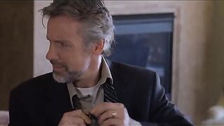 Young son caught his stepmother naked and seduced her into sex. Daddy interrupted them and fucked up his wife