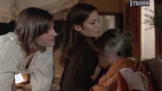 Beautiful Daughter Feeding old mom milk from her boobs. Weird Uncensored Scene