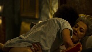 Elderly Granny Teaches  a Boy How to Fuck