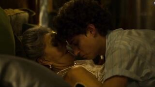 Elderly Granny Teaches  a Boy How to Fuck