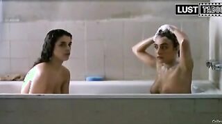 Bandit Entered the House of Two Naked Girls in the Bathroom and Raped Hot Brunette