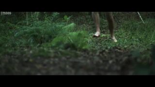 WILD RAPE SCENE OF A NAKED WOMAN In the Forest