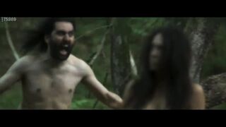 WILD RAPE SCENE OF A NAKED WOMAN In the Forest